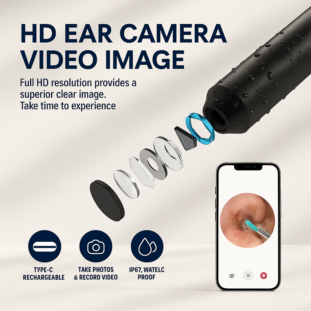 Nebulae® - Ear Wax Removal Tool With Camera