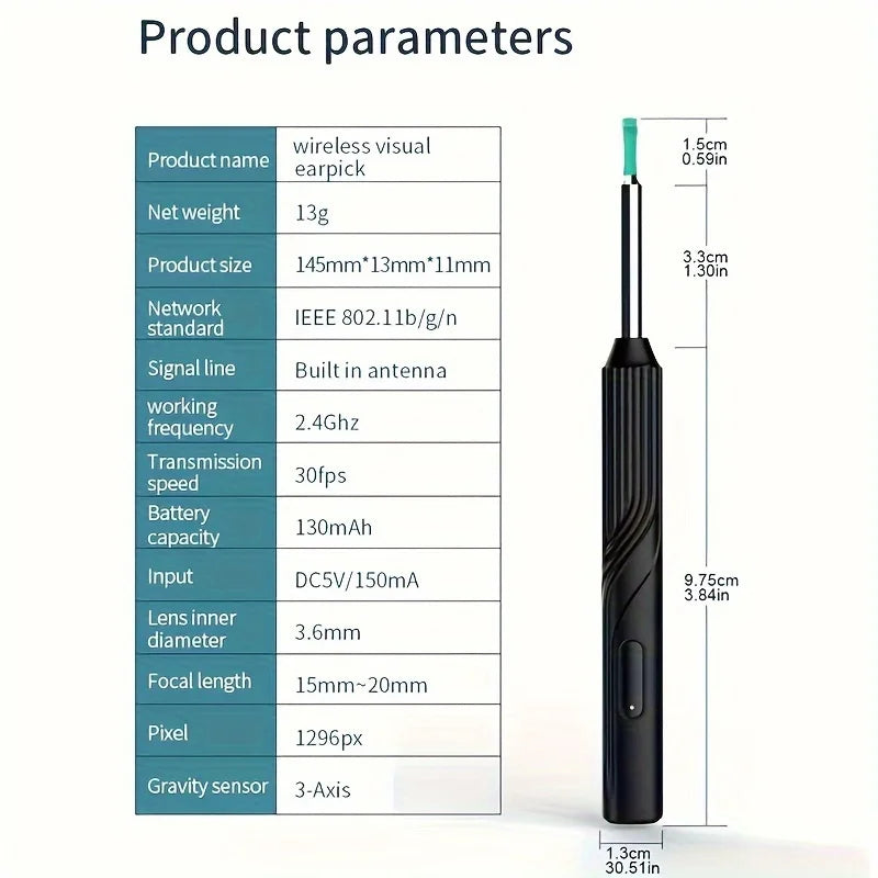 Nebulae® - Ear Wax Removal Tool With Camera